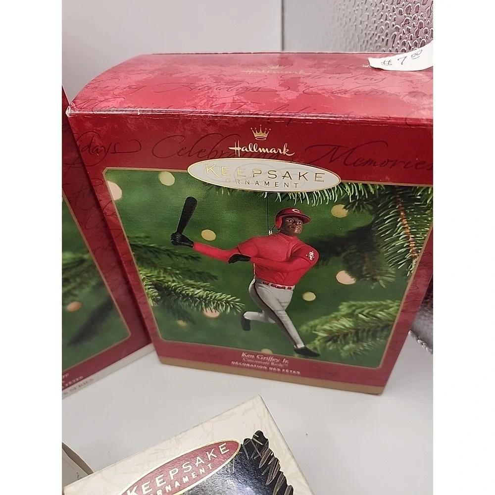 Hallmark Christmas Ornament Lot NFL NBA‎ MLB Football
